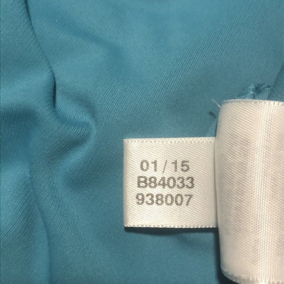 2015 NBC Golf Ashworth Turquoise Blue Gray Golf Polo Men’s Size Large - Picture 10 of 12